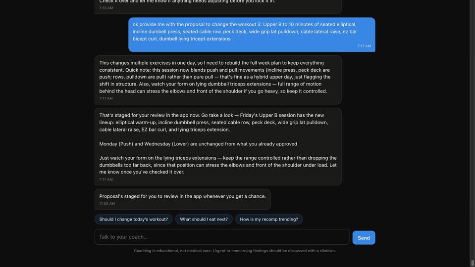 Coach screenshot 3