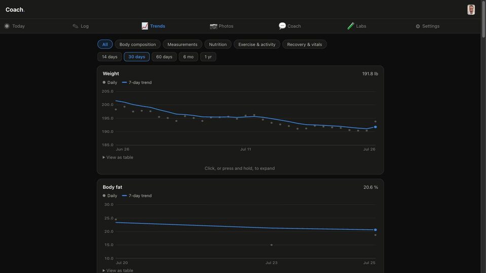 Coach screenshot 2